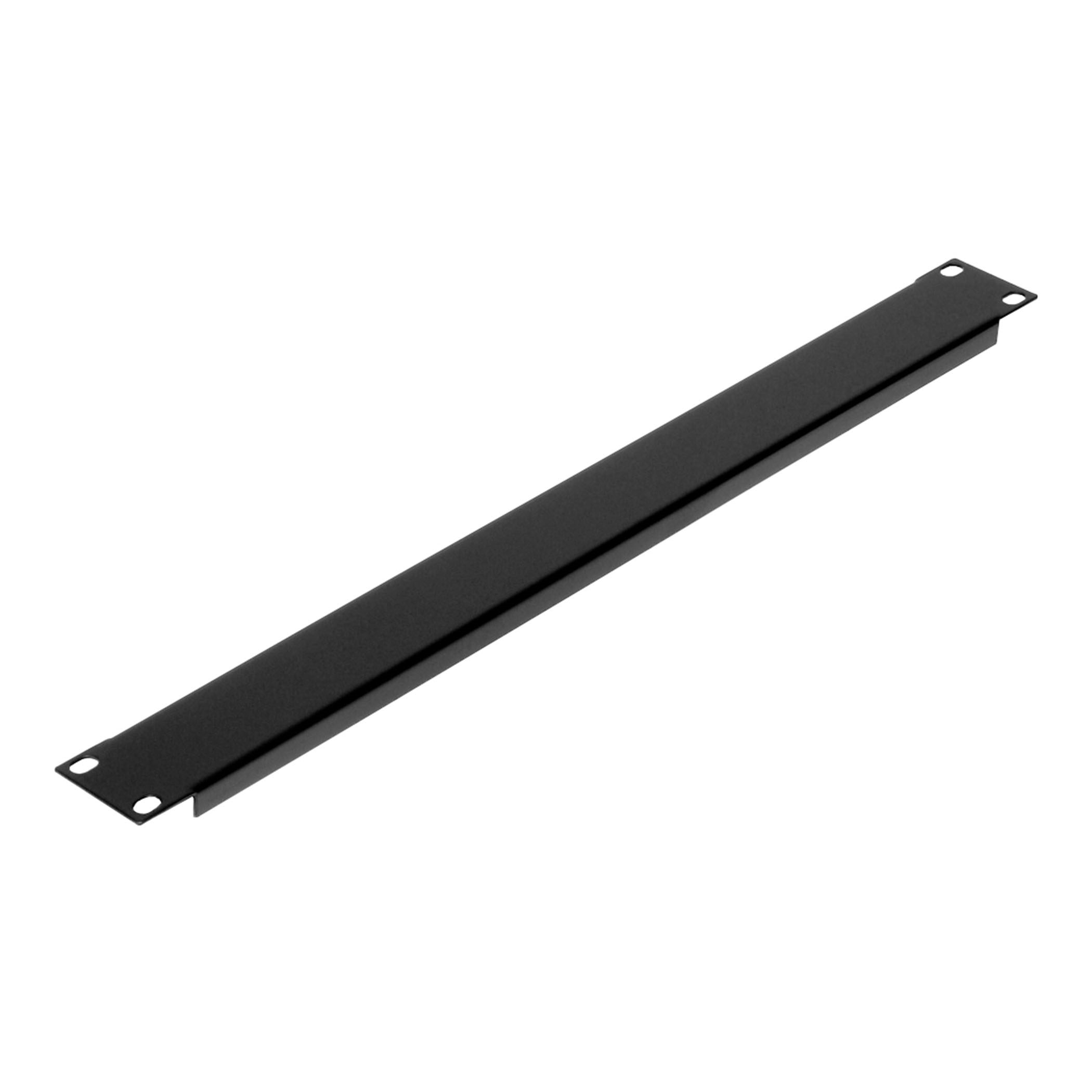 Placa acero 1U19" ciego bordes plegados - r1268-1ukh