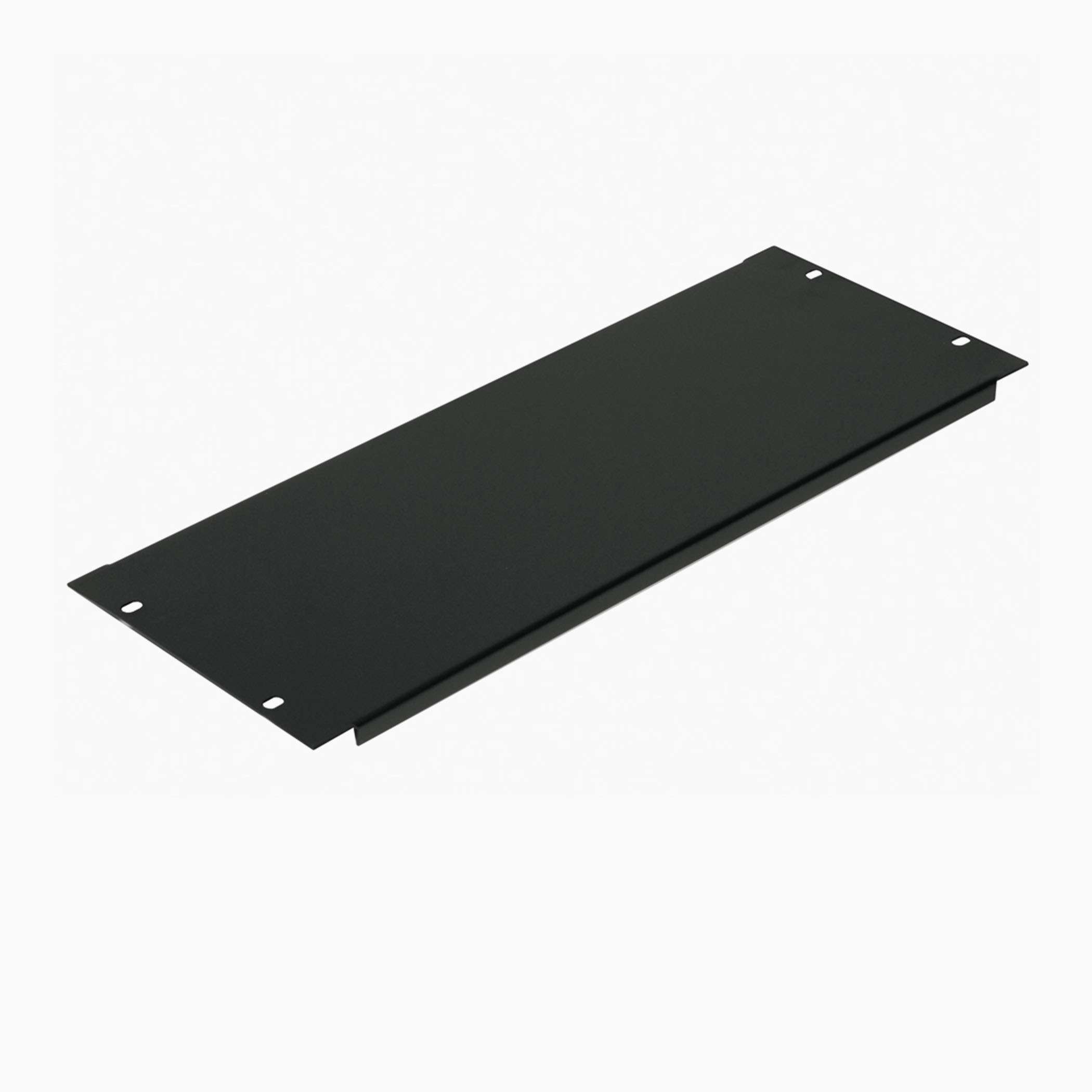 Placa acero 4U 19" B.plegados ciego - r1268-4ukh