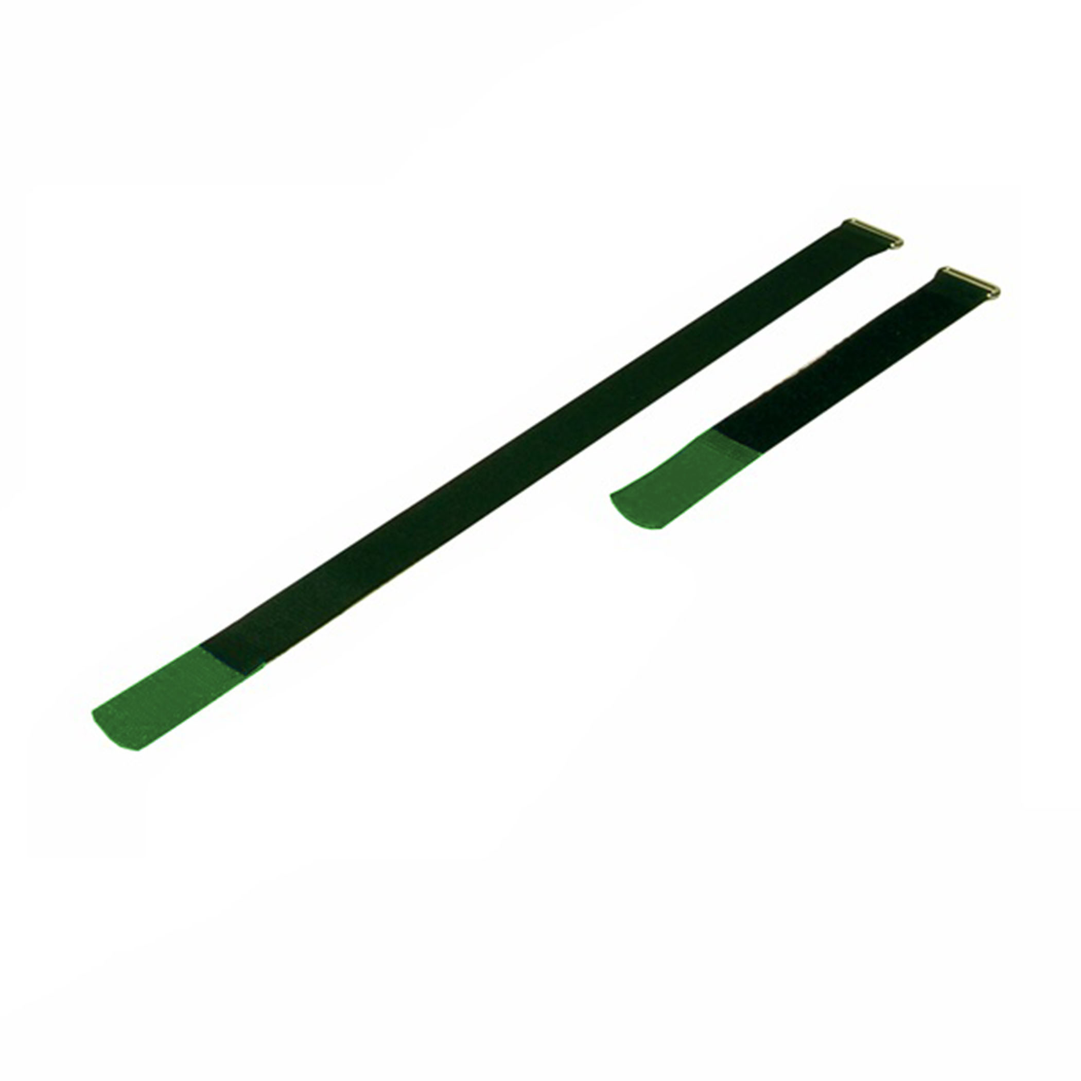 Sangle cable 25mmx22cm+ repérage Vert, 10 unités - a2522-820-10h