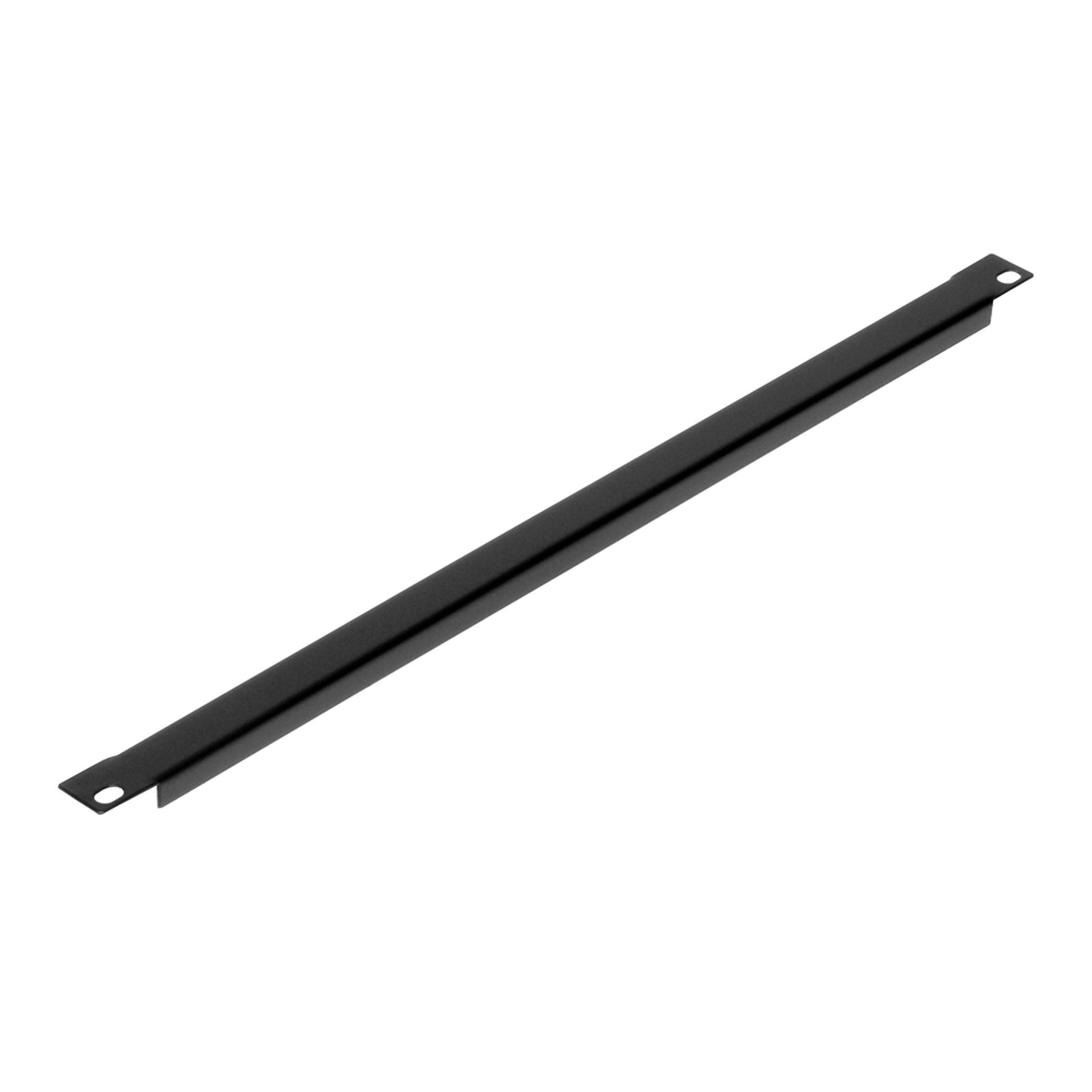 Plaque acier 0.5U 19" b. retounés vierge - r1268-05ukh